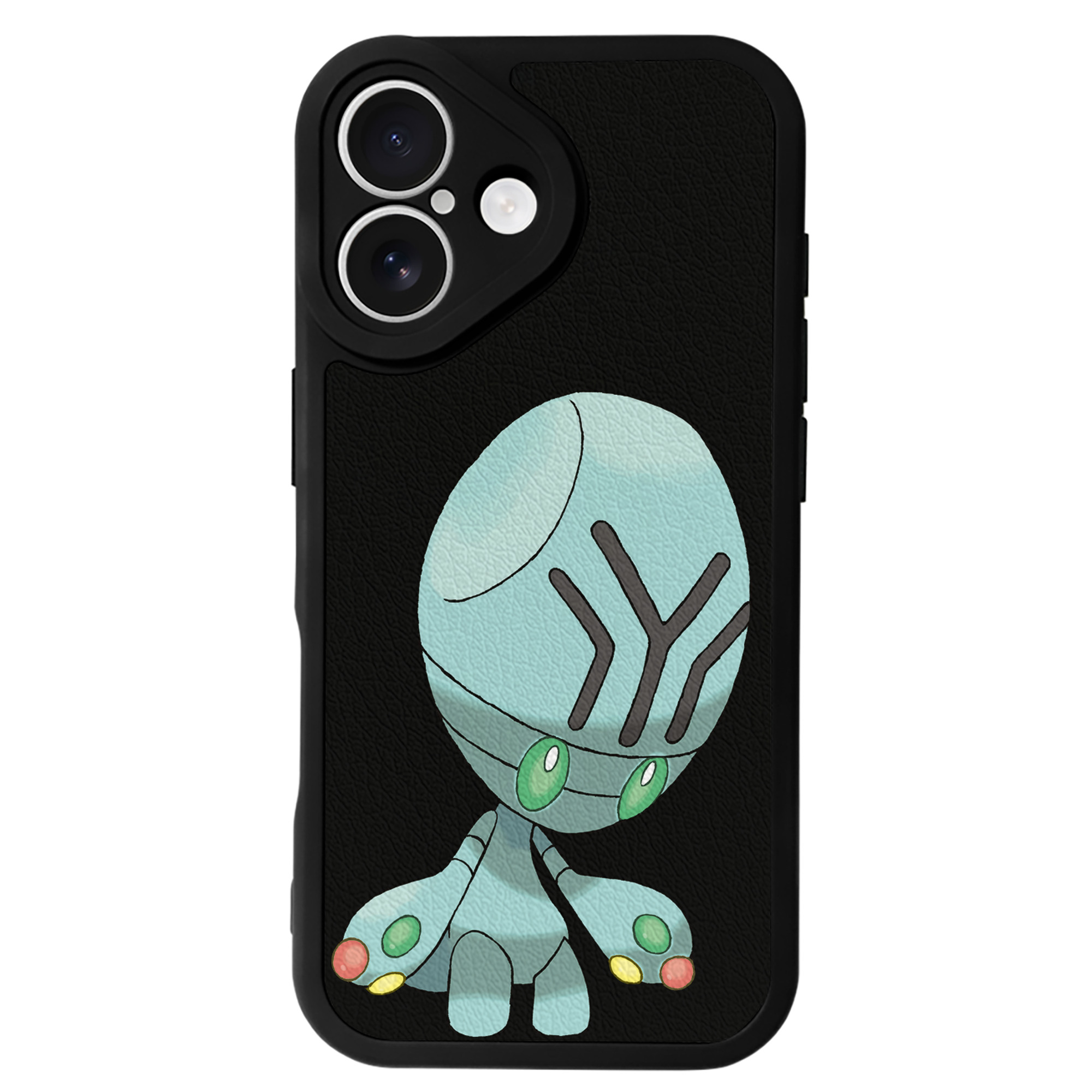 （画像用） ポケットモンスター Pokémon 【iPhone 16シリーズ対応】シリコンスマホケース（レザー調） 材質：シリコン